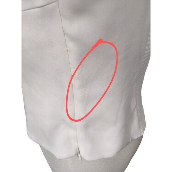 Aritzia Wilfred Novella Babydoll Smocked Crop Top Plus 1X Cream Puff Sleeve Y2K - Picture 8 of 8